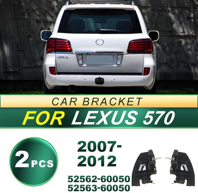 ya 5 8.10 2X LH & RH Rear Bumper Bracket Support Retainer for Lexus LX570 5.7L 2008-2011