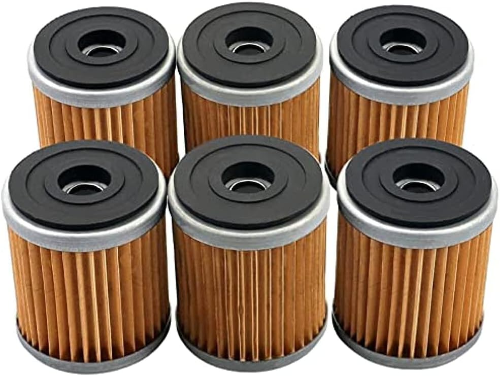 ya 4 8.14 6x Oil Filter for Yamaha YFM350X WARRIOR 350 1987-2004 FM350FW BIG BEAR 350 1986