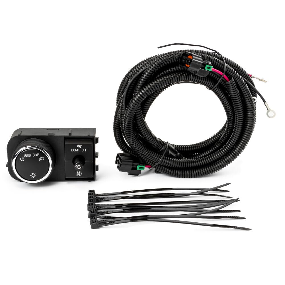 ya 4 8.10 Fog Light Wiring Harness/Switch for 07-14 for Chevrolet Silverado 07-13 GMC Sierra