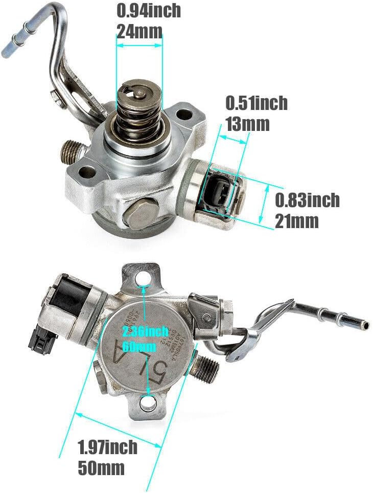 ya 4 8.8.2 New 16790-5LA-A01 Fits for Accord 2.4L 2014-2018 High Pressure Fuel Pump 15-18