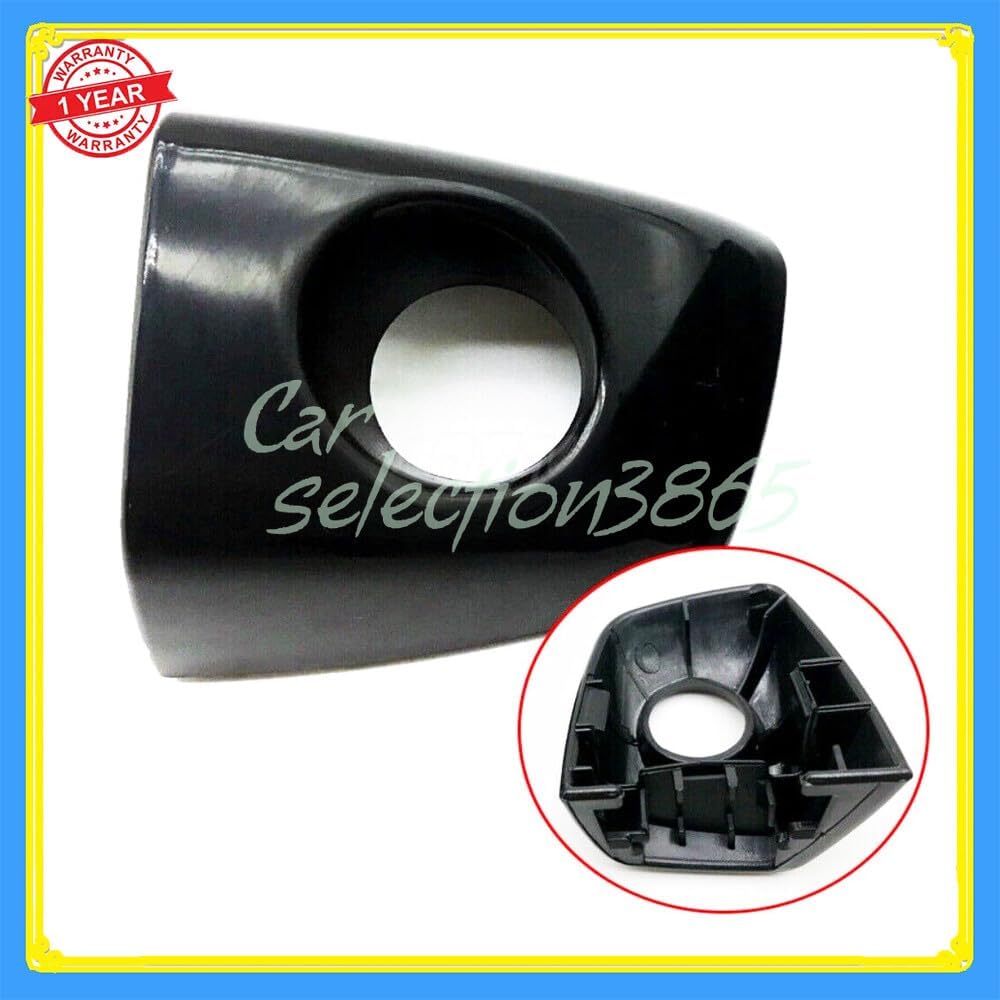 ya 2 8.15 1-Pack Black Front Left Outside Door Handle Cover Keyhole Cover Suitable for A6 C7 2012-18