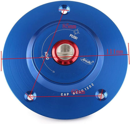 ya 5 8.24 baidi Fuel Filler Cover Gas Tank Cap w/Key for Suzuki GSXR1000/600 750 Hayabusa Blue