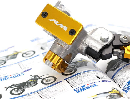 ya 23 10.7 baidi for Suzuki RM125 RM250 RM 125/250 Rear Brake Reservoir Cover Cap RM LOGO