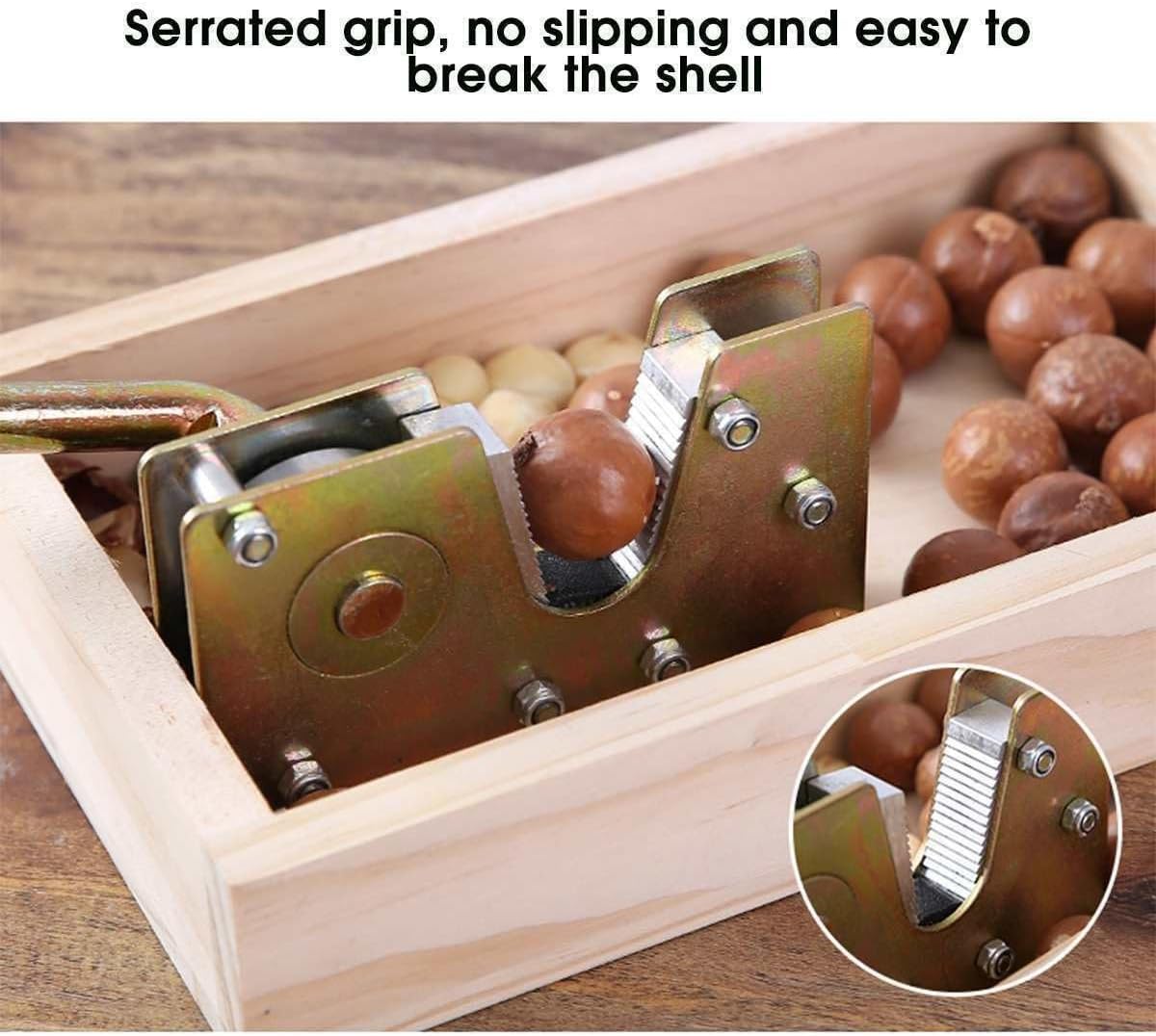 ya 14 9.20 baidi Macadamia Opener Peeling Machine Walnut Tool Nut Cracker Handle Multipurpose-1
