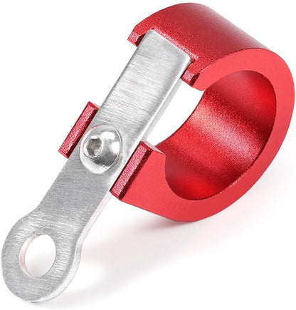 ya 23 10.7 baidi CNC Brake Hose Clamp Line Guide Red for Honda CR125R CR250R CR500R CR80R CR85R