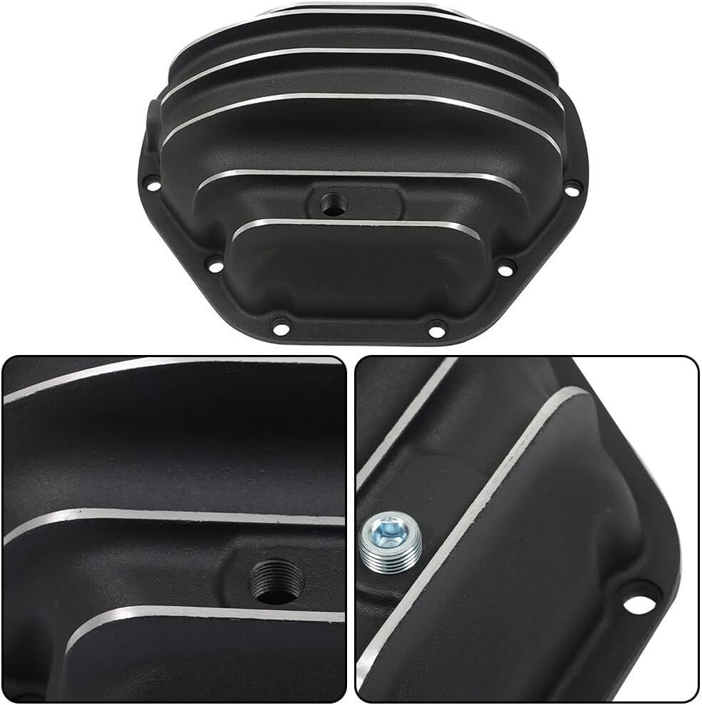ya 4 8.14 Rear black differential cover with washer for Ford for Dodge SD for GMC Dana 80 10 bolts