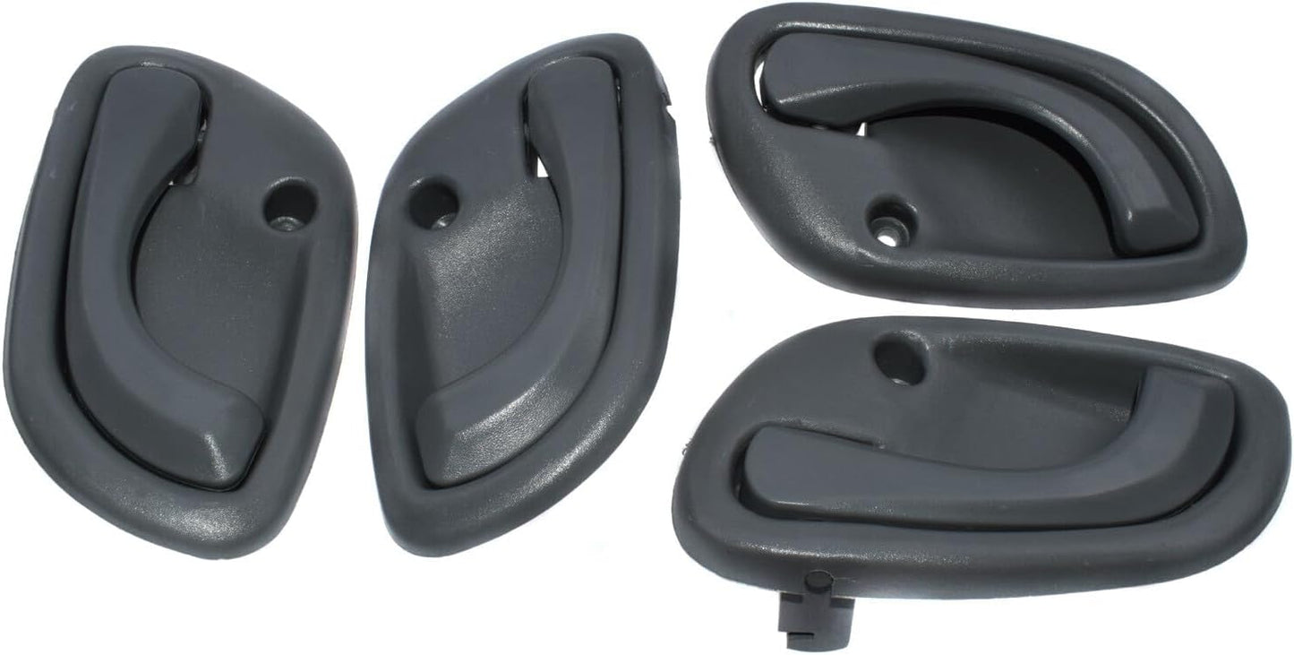 ya 4 8.14 Interior Door Handle Gray 4-Piece Set for Suzuki Grand Vitara Esteem XL-7