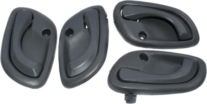 ya 4 8.14 Interior Door Handle Gray 4-Piece Set for Suzuki Grand Vitara Esteem XL-7