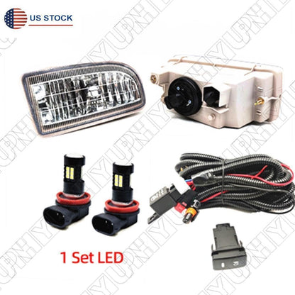 ya 4 8.14 A pair of front fog lights with bulb 12V suitable for Toyota Land Cruiser 100 LC100