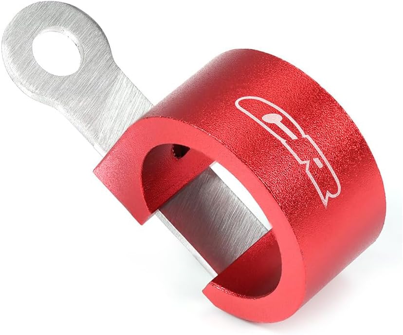 ya 23 10.7 baidi CNC Brake Hose Clamp Line Guide Red for Honda CR125R CR250R CR500R CR80R CR85R