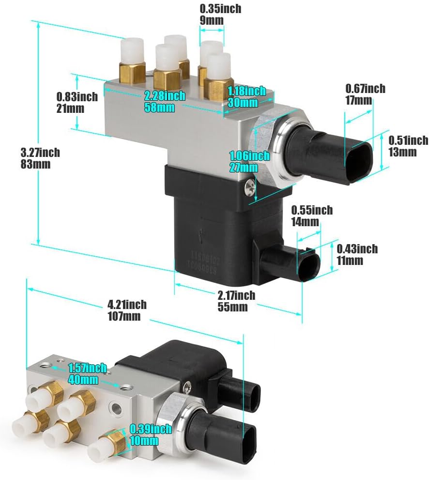 ya 10 9.16 baidi Air Suspension Solenoid Valve Block For for Mercedes W211 E320 E550 CLS63 AMG 03-11