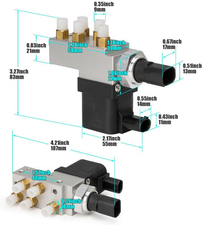 ya 10 9.16 baidi Air Suspension Solenoid Valve Block For for Mercedes W211 E320 E550 CLS63 AMG 03-11