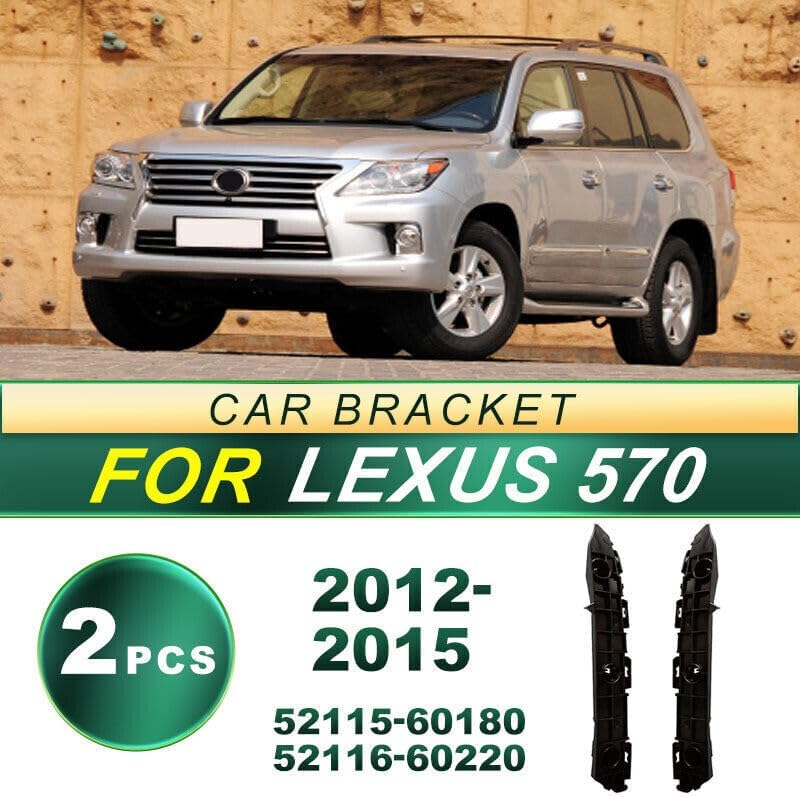 ya 5 8.10 2PCS Left Right Front Bumper Bracket Support Retainer for Lexus LX570 2013-2015