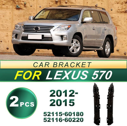 ya 5 8.10 2PCS Left Right Front Bumper Bracket Support Retainer for Lexus LX570 2013-2015