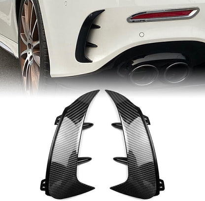 ya 4 8.14 for Three-Compartment Mercedes-Benz A-Class W177 A200 A220, 2 Rear Bumper Diffuser Vents