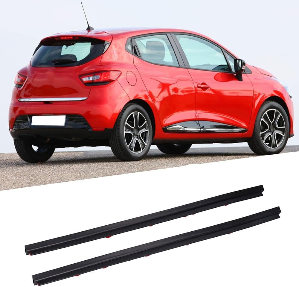 ya 4 8.8.2 A pair of window glass rubber sealing rings 8200341503 suitable for Renault for Clio III 3 doors 2005-2014