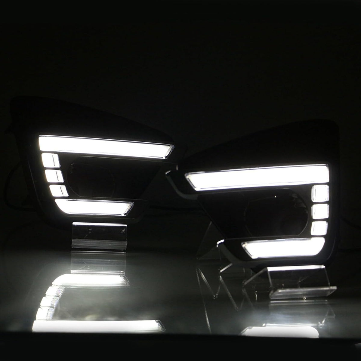 ya 10 9.16 zhengce 1Pair Car LED Front Daytime Running Light Fog Turn Lamp for Mazda CX-5 12-1