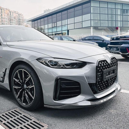 ya 2 8.15 Suitable for 2020-2023 for BMW 4 Series G22 G23 G26 Carbon Fiber ABS Front Bumper Spoiler Lip
