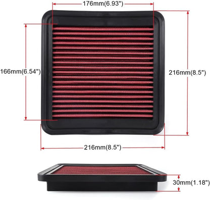 ya 13 9.15 baidi Per for MAN ce Air Filter 33-2304 for Subaru Outback WRX STi Legacy Impreza
