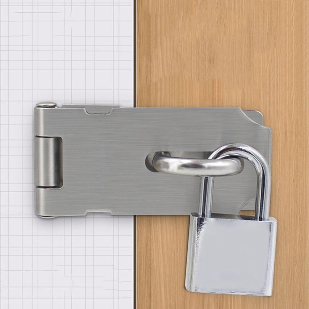 ya 26 10.21 baidi Reliable Stainless Steel Lock Set with Padlock and 3 Keys for Easy Access