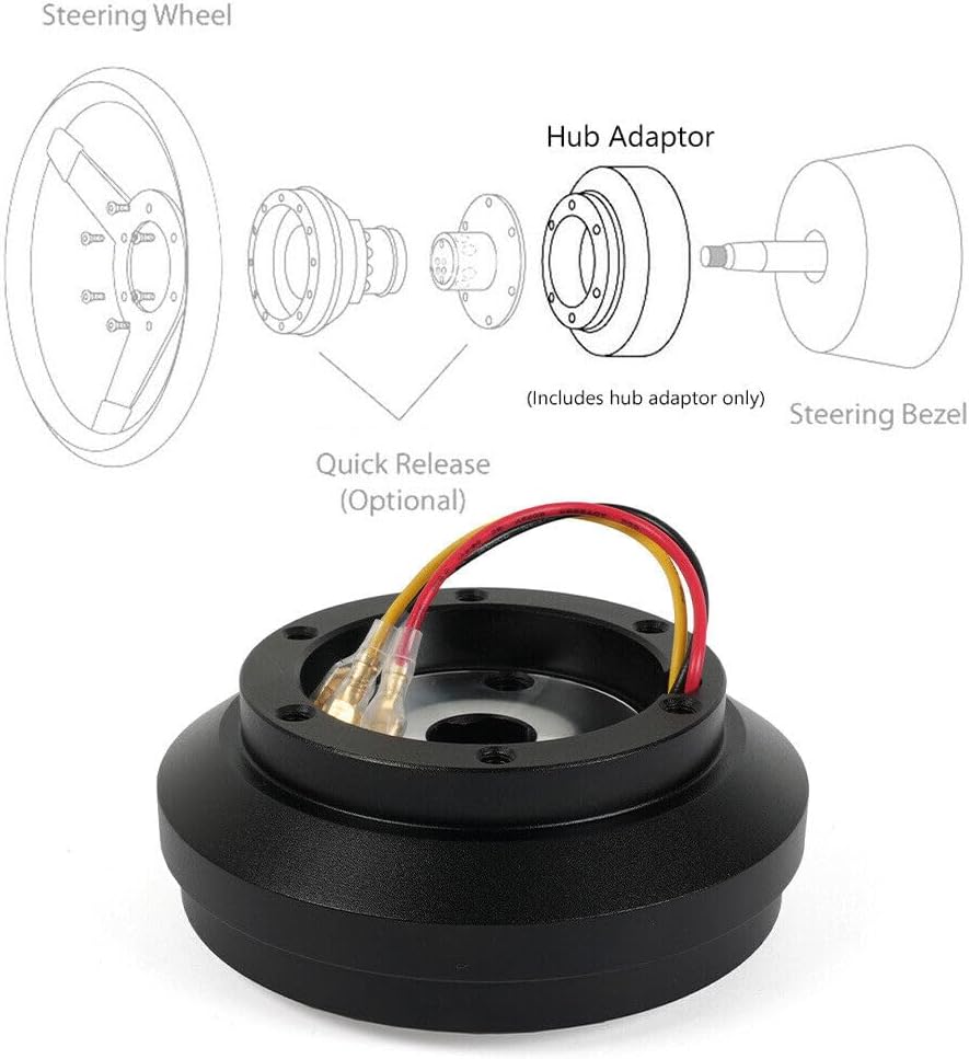 ya 10 9.16 zhengce Steering wheel short hub adapter kit 6 holes for 79-04 for Ford for Mustang