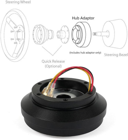 ya 10 9.16 zhengce Steering wheel short hub adapter kit 6 holes for 79-04 for Ford for Mustang