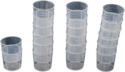 ya 14 9.20 baidi Measure C Scales Cup Light Weight Plastic Transparent 10ml/20ml/30ml-1