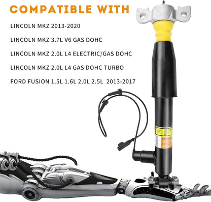 ya 12 10.8 baidi Pair Rear L & R Shock Absorber Struts Assys For 2013-20 for Lincoln MKZ Gas Electric