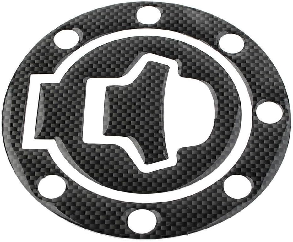 ya 4 8.10 Fit 97-03 GSXR-600/750/1000 Carbon fiber Gas Tank Fuel Cap Cover Protector Pad