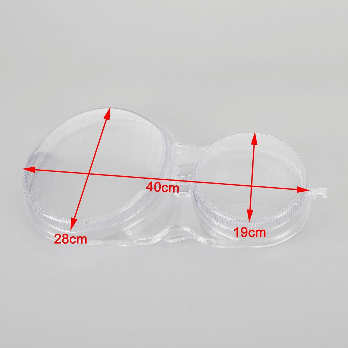 ya 10 9.16 zhengce Left+Right Headlight Lens Plastic Cover Shell for Mercedes E Class W210 96-