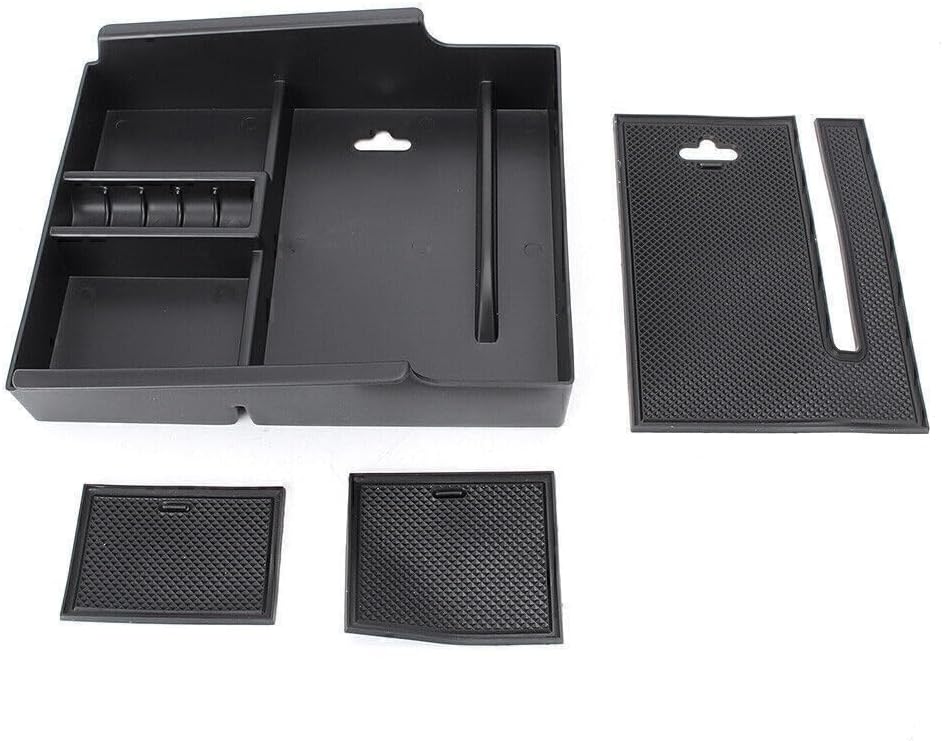 ya 11 9.14 zhengce 1x Car Armrest Storage Box Holder Fit for Toyota Alphard 2015 2016 2017 Bla