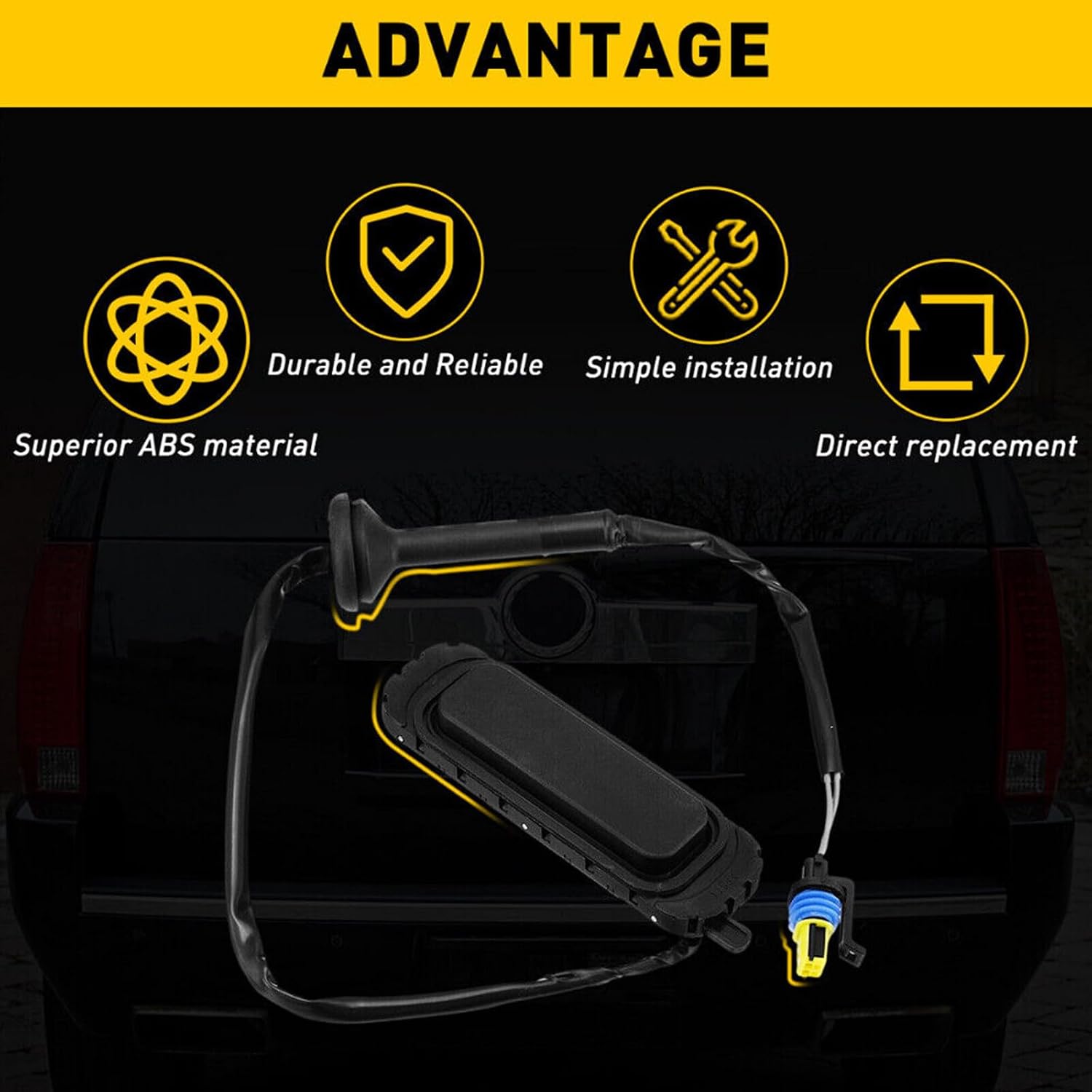 ya 4 8.8 15106857 for 2007-2014 for Chevrolet Tahoe Rear Liftgate Tailgate Release Switch 