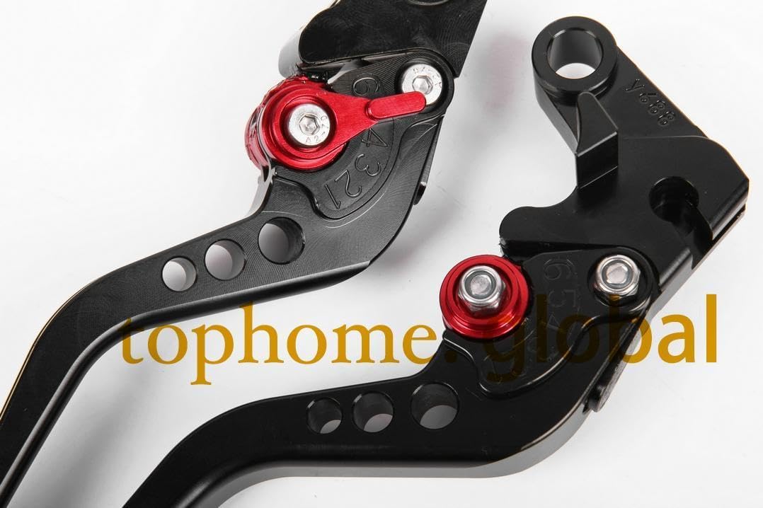 ya 11 9.14 baidifor Yamaha YZF R1 2004-2008 Short Clutch Brake Levers Black CNC 2005 2006 2007