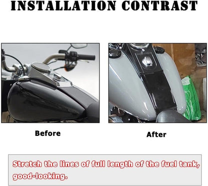 ya 23 10.7 baidi Front Lower Dash Tank Panel Cover Extension for Harley Fat Boy Softail 2000-2017a