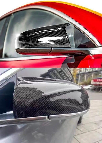 ya 11 9.14 baidiCarbon Fiber Side Mirror Cover Cap Replacement for Tesla Model 3 M Style 2017-23