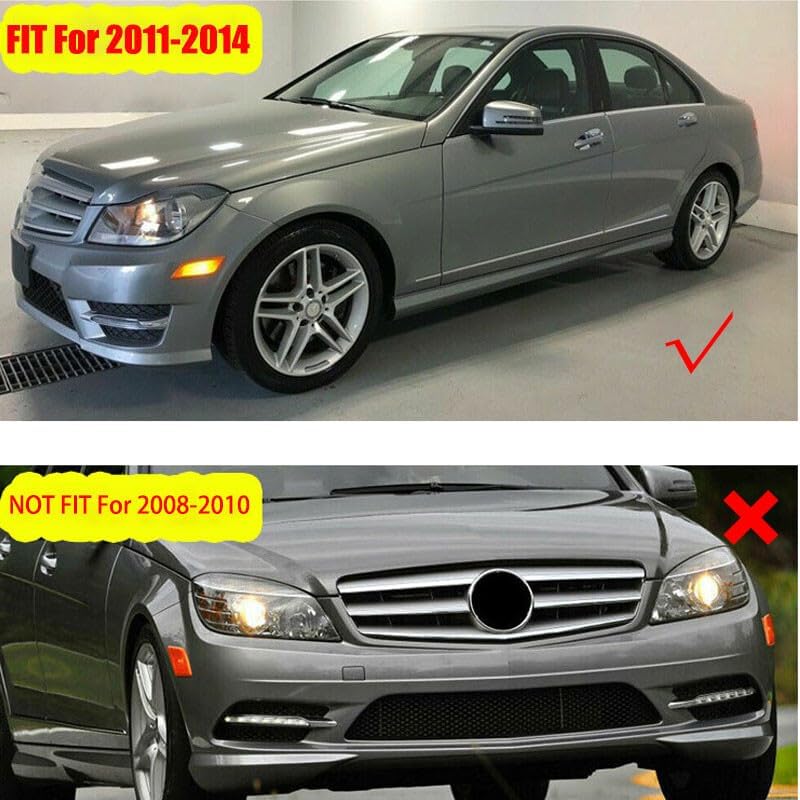 ya 7 8.24 baidi for Mercedes-Benz W204 C-Class 2011-14 Side Marker Lights Turn Signal Lights 