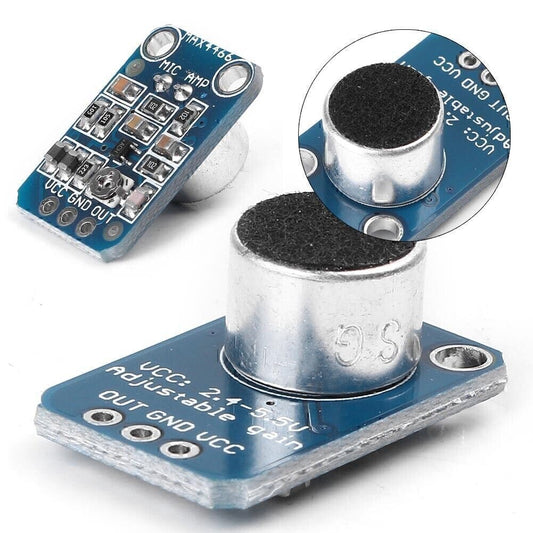 ya 16 10.20 baidi Electret Microphone Amplifier Component MAX4466 Adjustable Gain Fit