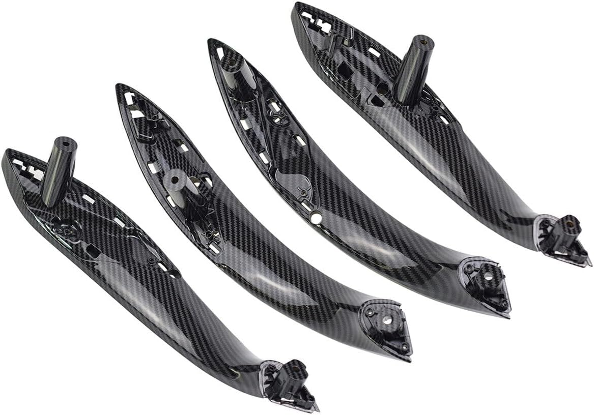 ya 4 8.24 baidi 4X Carbon Fiber Inner Door Handle Handrail Panel for BMW F30 F32 F35