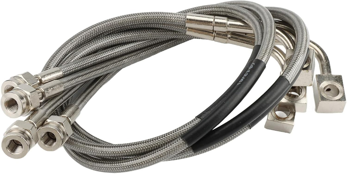 ya 10 9.16 baidi Stainless Brake Lines 89716 for 2007-2018 for Jeep for Wrangler JK
