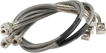 ya 10 9.16 baidi Stainless Brake Lines 89716 for 2007-2018 for Jeep for Wrangler JK
