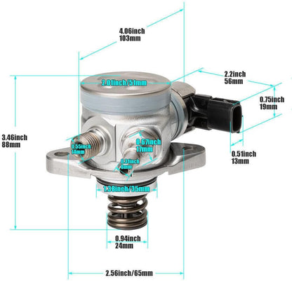 ya 9 10.24 High pressure fuel pump for Nissan QASHQAI 1.2 DIG-T H8201146431-166307214R