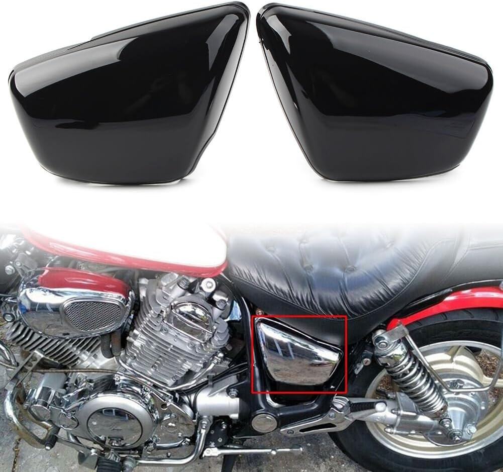 ya 4 8.10 FIT for 84-UP for Yamaha XV 700 750 1000 1100 Virago Left Right Side Panel Cover