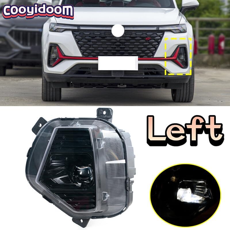 ya 9 10.24 1 PCS Left Fog Lights Daytime Running Headlights For Changan CS35 Plus 2021-2023