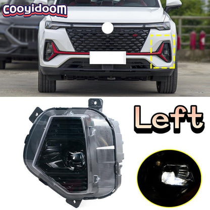 ya 9 10.24 1 PCS Left Fog Lights Daytime Running Headlights For Changan CS35 Plus 2021-2023