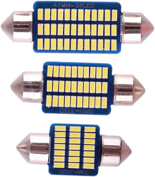 ya 4 8.14 LED Interior Map Dome Light Bulb Kit for Toyota for Corolla 2003-2008 @