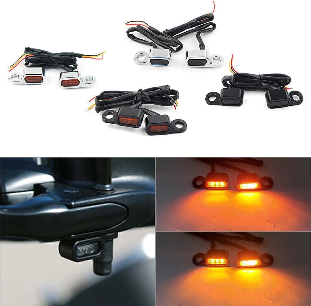 ya 11 9.14 zhengce For Harley Touring Street Glide 2014-20 15 12V LED Turn Signals Indicators