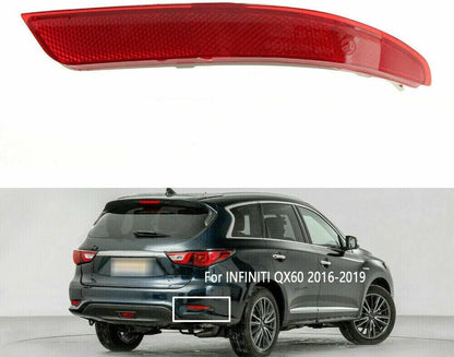 ya 13 9.15 baidi For QX60 2016 2017 2018-19 Right Passenger Rear Reflector Light Bumper,Useful