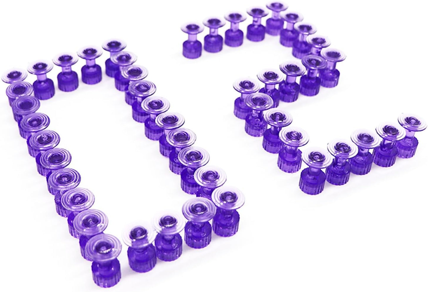 ya 4 8.14 Purple PDR Adhesive Pull tabs for car paintless dent Repair Hail Repair 50 Pieces