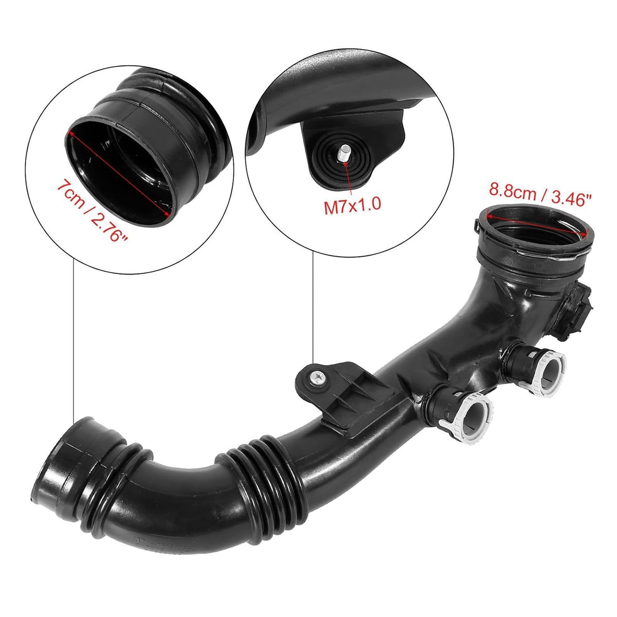 ya 4 8.14 Inlet Duct Pipe 13717590306 is Suitable for BMW 3 Serise 335i 335xi E90 E91 E93