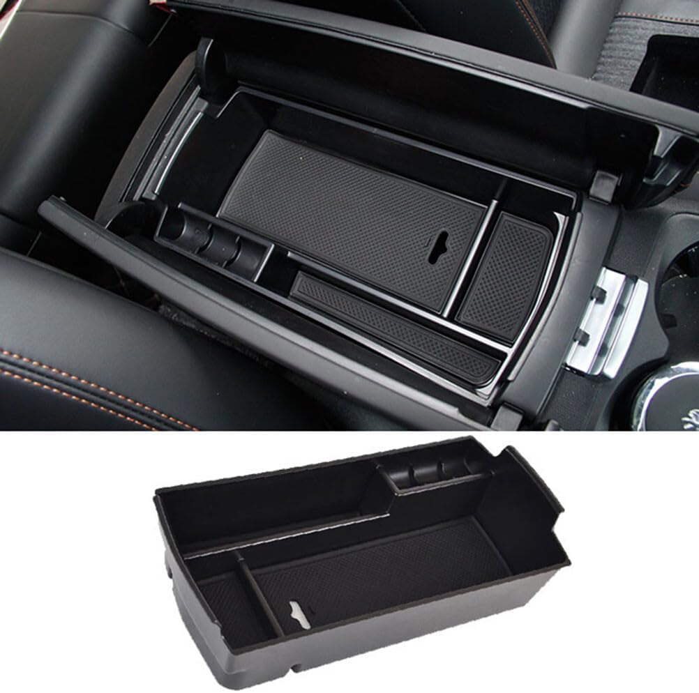 ya 5 8.10 Car Parts Black Interior Armrest Storage Box Holder for Peugeot 3008 2017-2020
